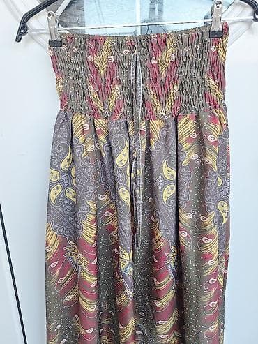 pantalone za plažu: Begi pantalone – model sa širokim, spuštenim krojem i elastičnim — 4