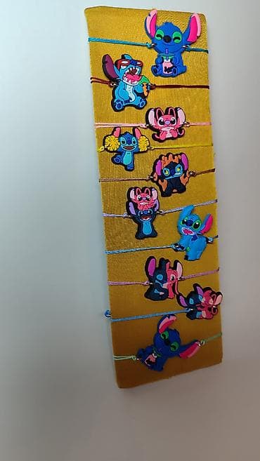 pandora prstenje mesec i sunce: Set narukvica sa gumiranim privezcima inspirisanim likovima iz crtanog — 1