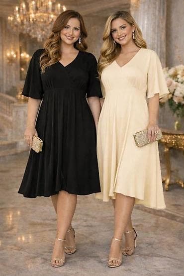 Haljine: ✨ HALJINA ZA PUNIJE ✨ Elegantna, lagana i lepršava haljina koja prati — 1