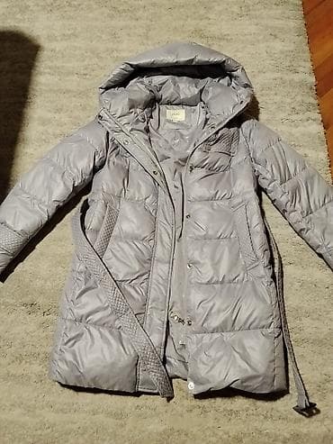 a1 galaxy watch 6: Ženska zimska jakna/kaput ZIAI – siva - Dužina do kolena, pufnast — 4