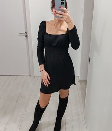 moderna odeća: H&M S (EU 36), color - Black, Long sleeves — 1