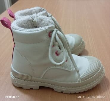 Dečje zimske čizmice – bele, sa toplom postavom - Model: zimske — 2