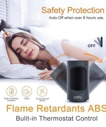 Grejalica Homful 600W NOVA Kalorifer Greje Posle 3 Sekunde Termostat — 8