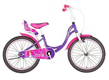 dečije veličine: Bicikl kids Visitor Princess 20" 11" – ljubičasti perla Elegantni — 2