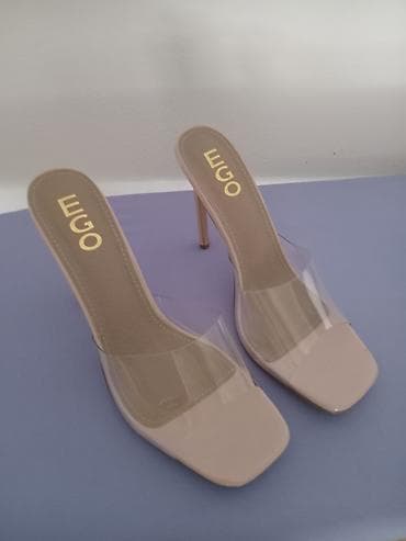 klompe od stiropora: EGO ženske sandale na štiklu - Model: mule/saboti sa visokom tankom — 1