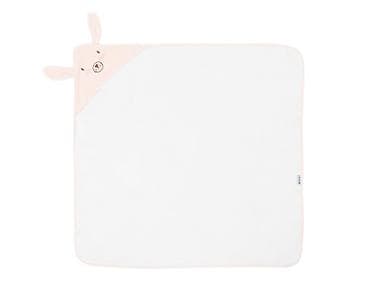 slike sv petke: KikkaBoo Peškir sa kapuljačom 90x90 cm – Rabbits in Love - Nežan — 2