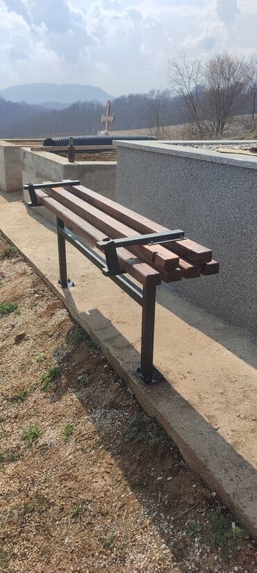 forma ideale ugaone garniture sa zicanim jezgrom: Bench, Metal, color - Black, New — 1