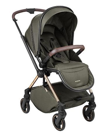Kolica za bebe: KIKKA BOO Kolica LANAH 2u1 – army green (SKU: KKB2) Set 2u1 sa tvrdom — 7