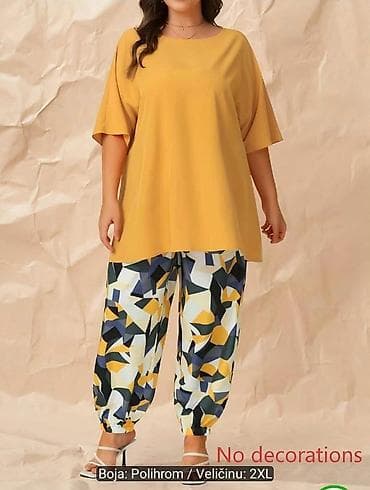 esprit gležnjače: Komplet za žene (plus size) – tunika i pantalone - Gornji deo — 1