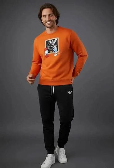 patike original: Muški duks sa printom – kolekcija sa Štrumpfovima Oni 5300 - Model — 7