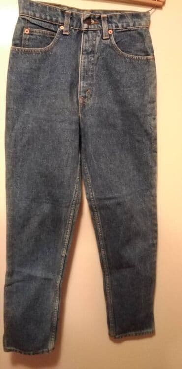 moderne pantalone 2023: Decije zenske farmerice Levis plave sir. 11 duz.26dimenzije:Duzina — 1