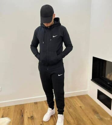 nike komplet trenerke: Muška ili uniseks trenerka sa donjim delom i duksericom sa kapuljačom — 1