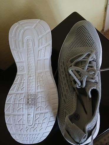 puma lakovane patike: Sportske patike – siva boja, broj 38 - Gornjište: pleteni mrežasti — 4