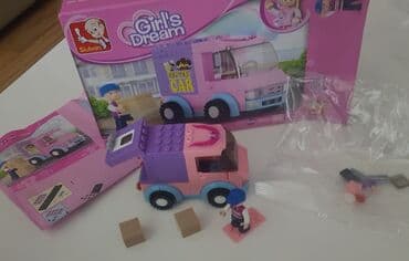gargamel igracka: Sluban kockice, girl's dream, set kamion sa figuricom, kamion je oko — 3