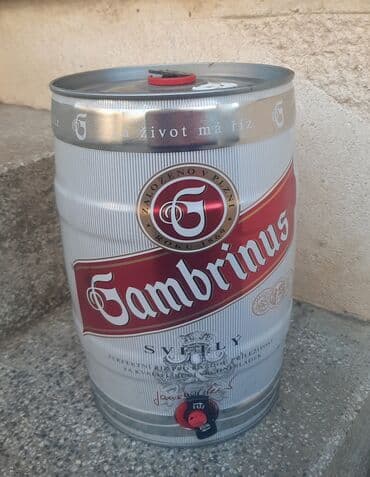 sampanjac za decu: Gambrinus bure od piva 5l prazno 5l raritet lično preuzimanje bg ili — 3