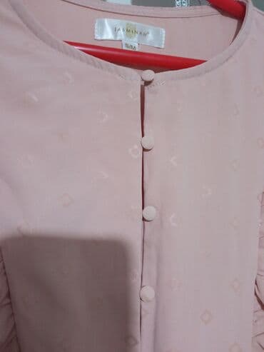 cetke za tecni puder: Jasmine S (EU 36), bоја - Roze, Oversize, Dugih rukava — 2