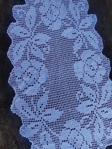 draperije cena: Milje, super očuvana - Rukom hekano milje/čipkasti stoni ukras u — 2