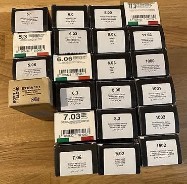 crvene tunike: Profesionalne trajne boje za kosu – Black Professional Line, Sintesis — 3