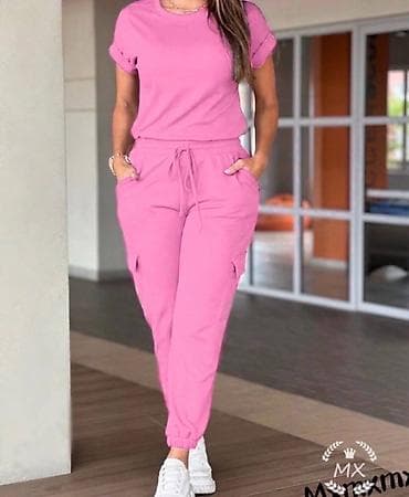 zenski rančevi david jones online: Dva‑dela ženski komplet – majica i jogger pantalone - Kroj: udoban — 4