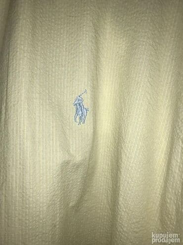 T-shirts: Shirt Long sleeves, M, Ralph Lauren, color - Yellow, Cotton — 2