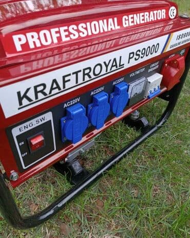 auto kamera 3 u 1: Generator Kraftroyal Generator PS9000 petrol Cena 260 evra KARFTROYAL — 1
