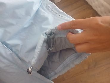 adidas patike bele: Adidas jakna sa kapuljačom M - Boja: svetloplava sa sivim detaljima - — 3