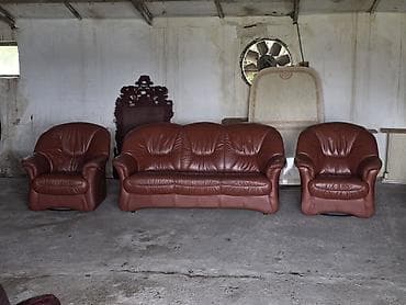 Matresses: Kožna garnitura za sedenje – 1 - Komplet obuhvata: trosed i dve at lalafo.rs — 7 Matresses: Kožna garnitura za sedenje – 1 - Komplet obuhvata: trosed i dve — 7