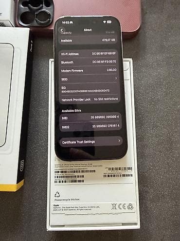 iphon: Apple iPhone 16 Pro 512gb esim sim free bh89% KAO NOV, perfektno — 8