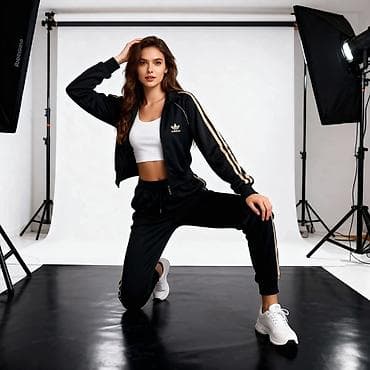 Muška obuća: Adidas Originals, Prugasti, bоја - Crna — 1