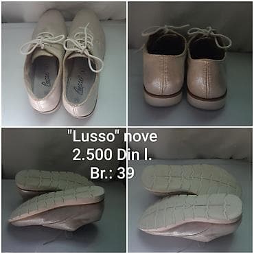 sandale na prst: Nove „Lusso“ oxford cipele - Model: ženske oxford cipele sa pertlama — 3