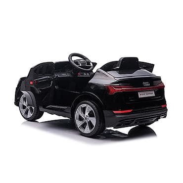 audi na daljinski: Audi e-tron Sportback GT – dečiji automobil na akumulator, crni — 4