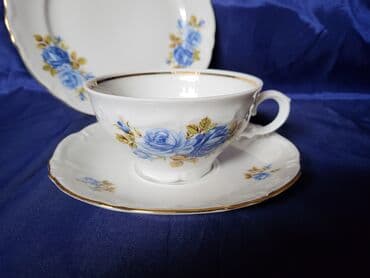 porcelanske solje za caj: Porcelanski set,vintaz winterling Bavaria. Set je perfektan. sve — 7
