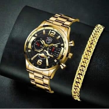 satovi sa gumenom narukvicom: Komplet sat sa narukvicom
Cena:1700din — 2