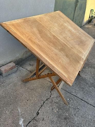 lux dekor namestaj ugaone garniture: Starinski podesivi sto za crtanje, slikanje itd je u odlicnom stanju — 3