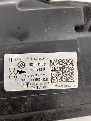auto pijaca kragujevac: DESNI FAR ZA VOLKSWAGEN GOLF 7 - 5G1941034 | Desni far za Golf VII ( — 3