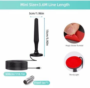 mini sporet na plin: Povoljno Tv Antena sa 4.5 metra kabla, nova, 100 % ispravna. Cena — 1