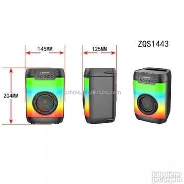 aktivni zvucnici sa pojacalom: Zvucnik Blutut ZQS 1443 NOV Bluetooth Zvucnik 8W AKCIJA Cene nisu — 5