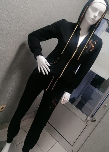 Hoodies: Yves Saint Laurent, XL, Animal, color - Black — 2