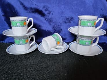 solje za caj: Soljice nove za kafu Zajecar porcelan iz 70ih. Soljice perfektne,na — 1
