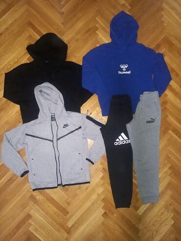 Paketi dečije odeće: Paket: Duksevi, Trenerke, Za dečake, uzrast: 9-10 godina