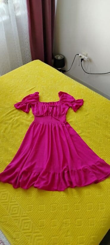 Haljine: Zara M, bоја - Roze, Kratkih rukava — 2