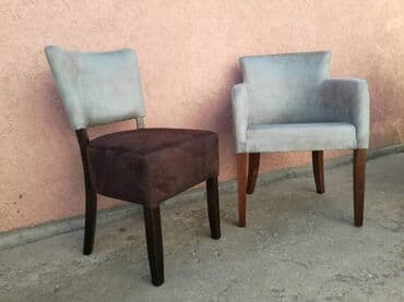 kožne stolice: TARA stolice iz proizvodnje, modeli mebla ili eko koze i boja drveta — 7