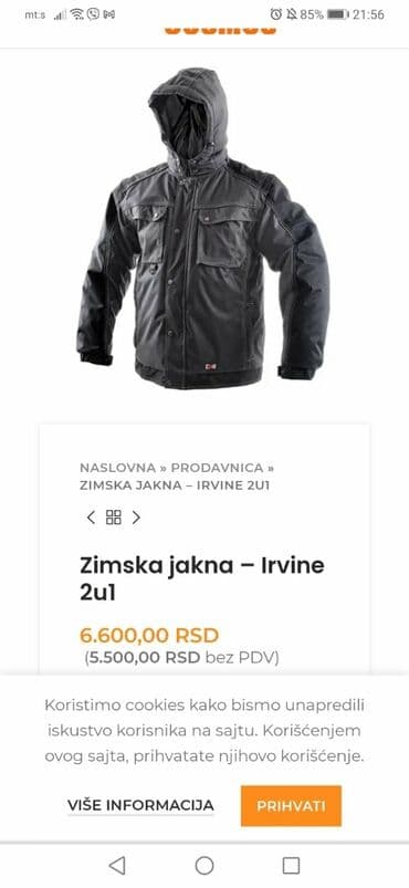 Houseplants: Muska zimska jakna(radna) Jakna odgovara L velicini. Na poslednjoj — 6