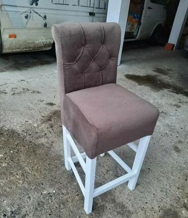 Komode: Barske stolice sa naslonom – ručno tapacirane - Konstrukcija: masivno — 3