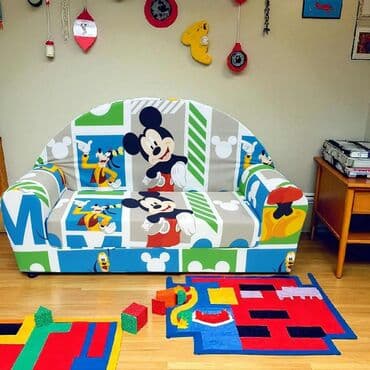 Prams & Strollers: Bambi sofa Sedeći deo 70x30cm Kada se rasklopi 70x100cm Sastav sundjer — 2