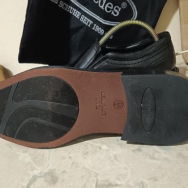 trenerke s: Muške elegantne cipele Mercedes Schuhe seit 1909 – crne, slip-on - — 5