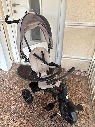 odeca za decaka: Tricikl Qplay Sklopivi sivi tricikl, korišten par meseci, u odličnom — 5