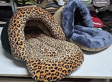 dozer za hranu za pse: Krevet papuča za kućne ljubimce sa naslonkm.Namenjena za mačke i male — 7