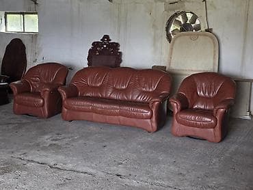 Matresses: Kožna garnitura za sedenje – 1 - Komplet obuhvata: trosed i dve at lalafo.rs — 8 Matresses: Kožna garnitura za sedenje – 1 - Komplet obuhvata: trosed i dve — 8