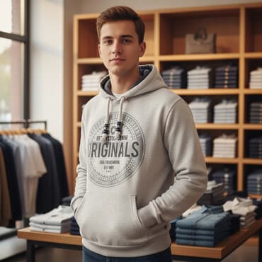 prsluk sa kapuljacom: Duks, XL (EU 54), bоја - Siva, Sa kapuljačom — 1